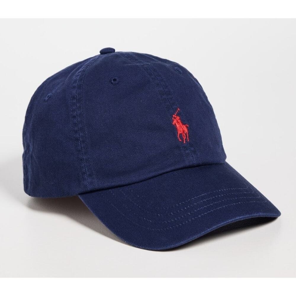 Polo Ralph Lauren Men's Terry Ball Cap One Size Fits Most Cotton Blend Blue NEW